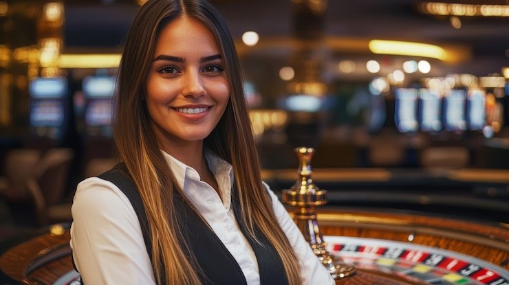 Meja Teen Patti dengan tiga kartu di platform cv togel